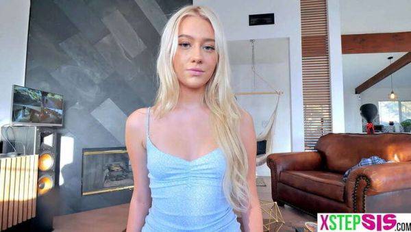 Step-sister Skyler Storm, a petite teen, insists on oral pleasure - porntry.com on nochargetube.com