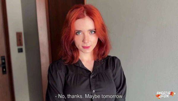 A Gorgeous Redhead Rejected Yet Invited for Intimate Moments - veryfreeporn.com on nochargetube.com