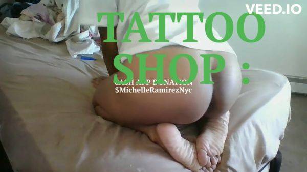 Tattoo Shop Brown Caramel Body Ink - desi-porntube.com - India on nochargetube.com