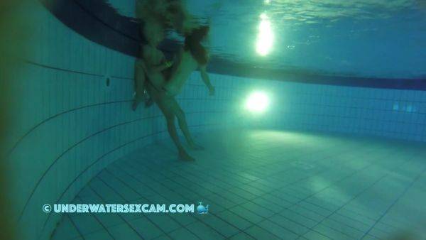 First Time Teen 18+ Couple Underwater Sex Part 2 - hclips.com on nochargetube.com