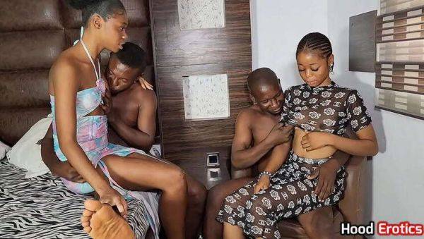 Charming African Teens Savoring Big Black Cocks at Home - veryfreeporn.com on nochargetube.com