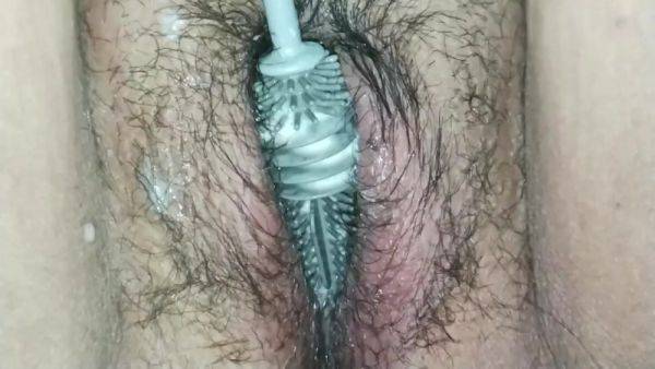 I Have An Orgasm Deep Cleaning My Dirty Sperm Pussy - desi-porntube.com - India on nochargetube.com