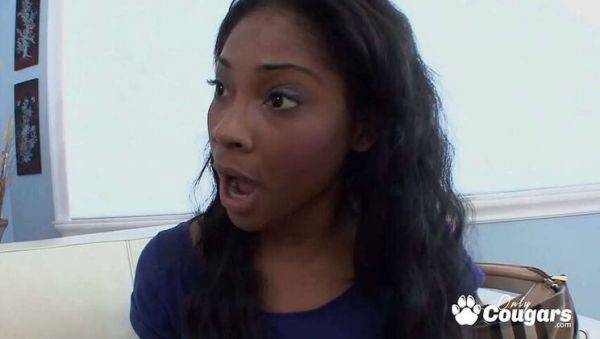 Ebony Model Convinced to Suck and Fuck a Stranger - veryfreeporn.com on nochargetube.com