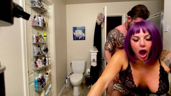 Kora Gets Fucked In Bathroom After Deepthroat Blowjob - hclips.com - Usa on nochargetube.com