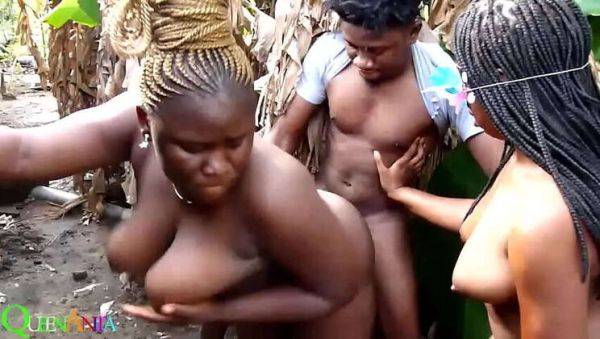 African Gift & Friends: Outdoor Ebony Party with Big Cocks - xxxfiles.com - South Africa - India - Nigeria on nochargetube.com