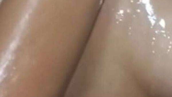 Latina Teen 18: Stunning College Girl Bathing After Anal Play. Genuine Home Video - porntry.com on nochargetube.com