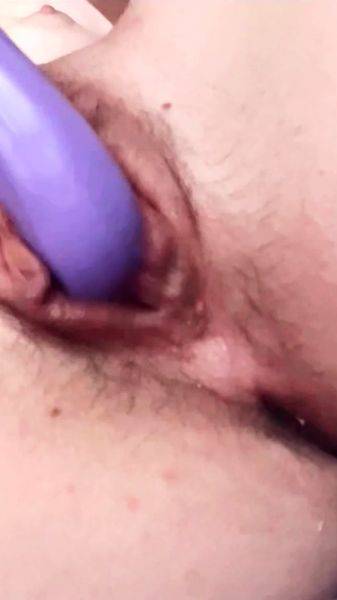 Play with my pussy with my purple vibrator - drtuber.com on nochargetube.com