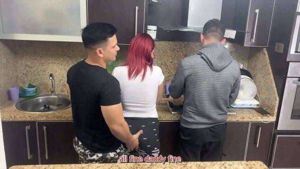 Cheating Wife Gets Groped While Husband Cooks: NTR Cuckold Experience with Yostin Quiles & Palomino Vergara - veryfreeporn.com on nochargetube.com