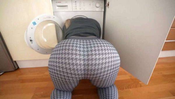 Step-Sister with Stunning Ass Gets Trapped in Washing Machine: A Hot & Creamy POV Encounter - veryfreeporn.com on nochargetube.com