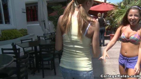 College Rules: Big Ass & Big Natural Tits Teens Get Wild in Miami's Outdoor Spring Break Bang Bro Fest! - sexu.com on nochargetube.com