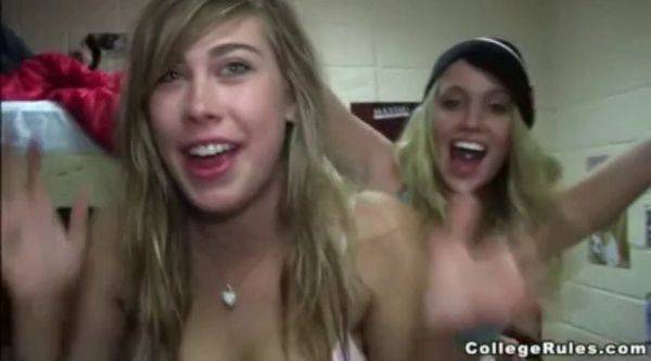 Teens get wild at sister Streak's party with softcore and tan lines - sexu.com on nochargetube.com