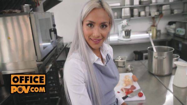 Pov - Fucking Anal Feitsh Chef Slut Veronica Leal In Her Tight Ass - videomanysex.com on nochargetube.com