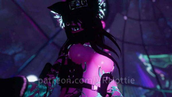 Amateur VRChat Sex: POV Striptease & Public Grind in Cyberpunk Club - veryfreeporn.com on nochargetube.com