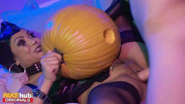 Asian Cutie Polly Pons at College Halloween Party: Pumpkin Pumping & Intimate Encounter - porntry.com - Thailand on nochargetube.com