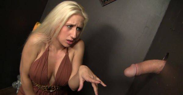 Lovely blonde puts her hands on the big dick and prepares to fuck - xbabe.com on nochargetube.com