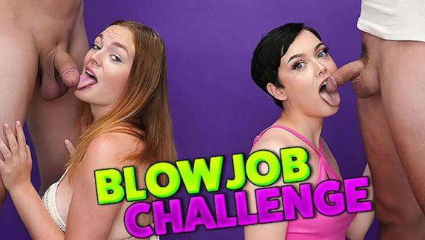 Blow Job Contest - Who'll Make Him Ejaculate First? - porntry.com on nochargetube.com