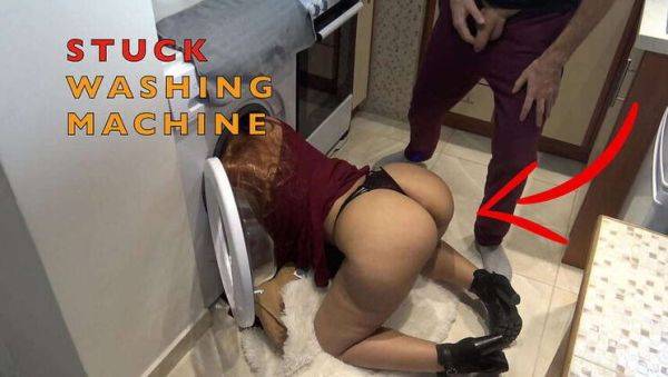 Dumb Maid Trapped in Washing Machine - xxxfiles.com on nochargetube.com